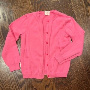 Crewcuts by J.Crew Pink Cotton Cardigan - Size 6-7